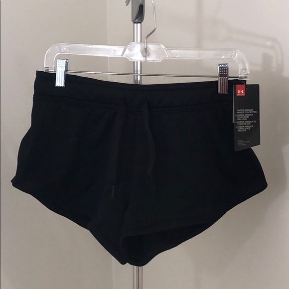LAST ONE AVAILABLE - New Under Armour Women's Tech French Terry Shorts Size XL - Picture 8 of 15
